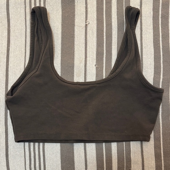Fashion Nova Brown Cropped Tank | Women’s Medium - Picture 3 of 3